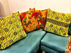 Kantha Pillows