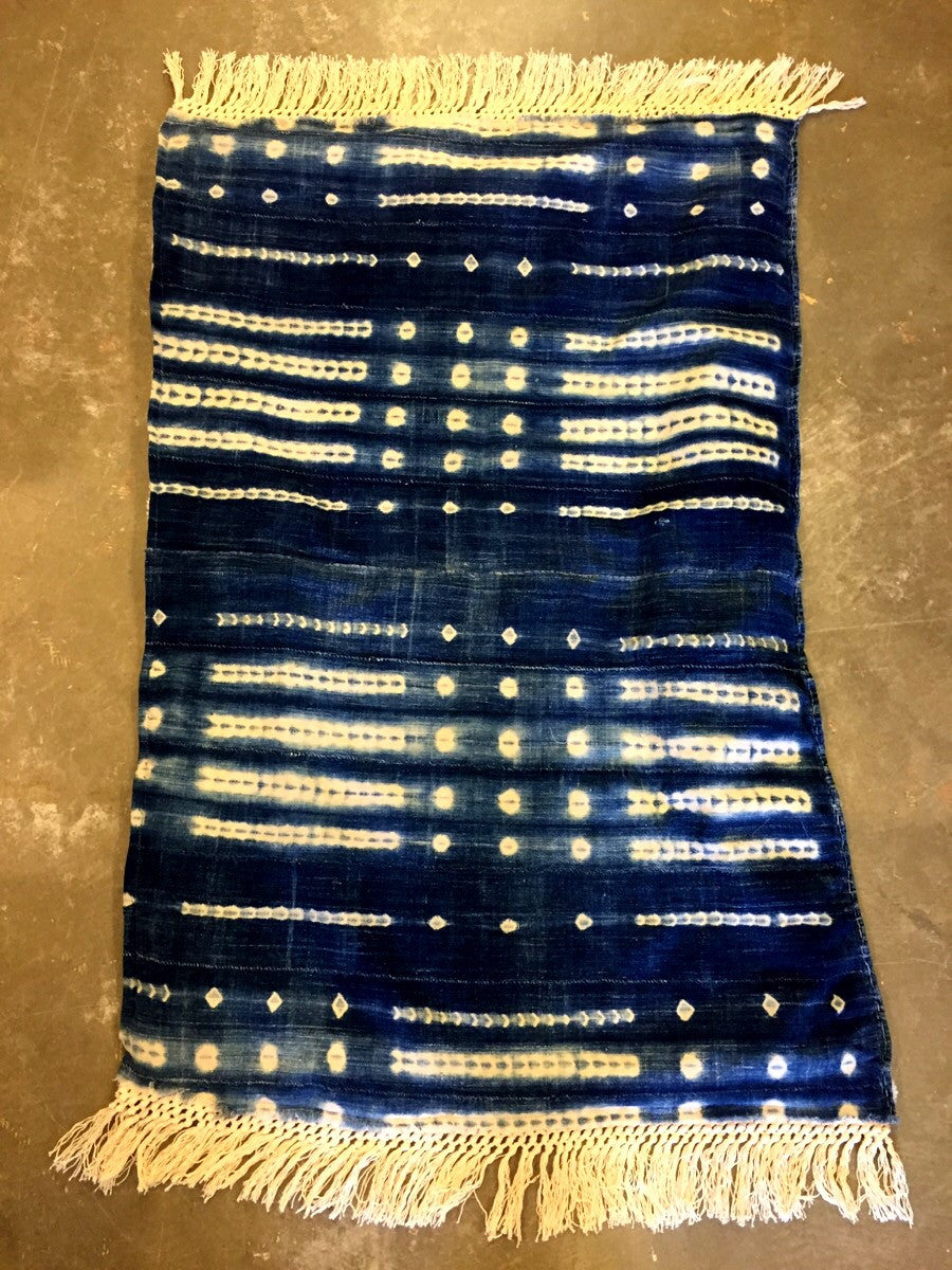 INDIGO BABY THROW
